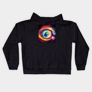 Cosmic Eye Wonder Kids Hoodie